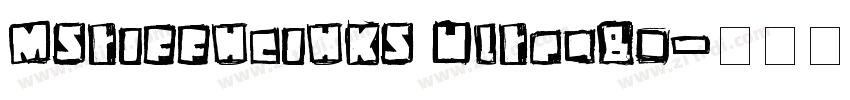 MStiffHeiHKS UltraBo字体转换